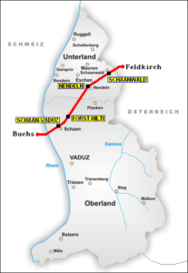 Spoorvervoer Liechtenstein