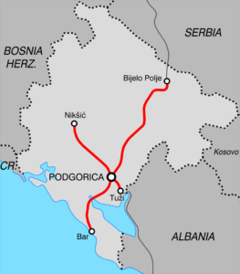 Spoorvervoer Montenegro Spoorvervoer Montenegro